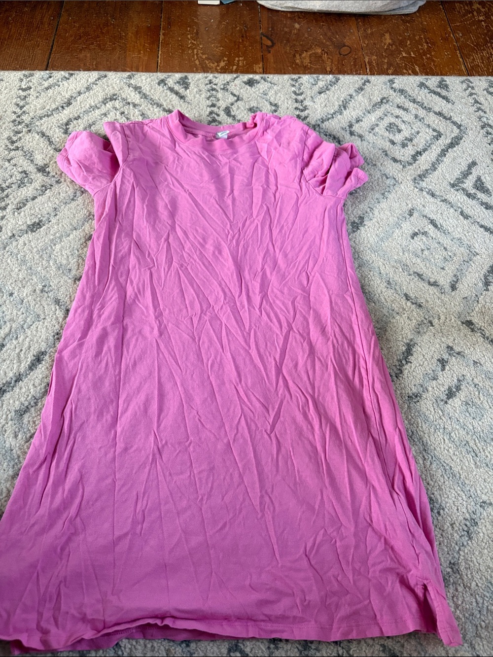 Pink Short Sleeve tee Dress